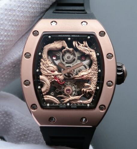 Review Replica Richard Mille RM 57-01 Jackie Chan Tourbillon Phoenix and Dragon fake watch - Click Image to Close